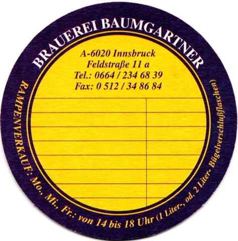 innsbruck t-a tiroler rund 2b (215-o brauerei baumgartner)
